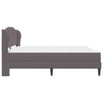 vidaXL Cadre de lit avec tête de lit Gris 200 x 200 cm Simili cuir