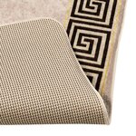 vidaXL Coureur de Tapis MARSA Noir 100 x 200 cm Polyester et PVC