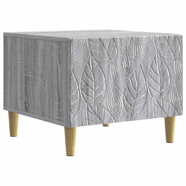 vidaXL Table basse Sonoma gris 50 x 49 x 40 cm Bois d'ingénierie