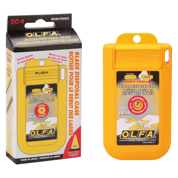 Boîte pour lames de cutter usagées - olfa