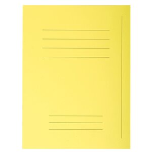 Paquet 50 Chemises Forever® 220 100 Recyclé Avec Impression - 24x32cm - Jaune - X 5 - Exacompta
