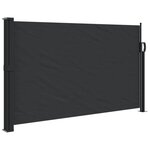 vidaXL Auvent latéral rétractable noir 120x300 cm