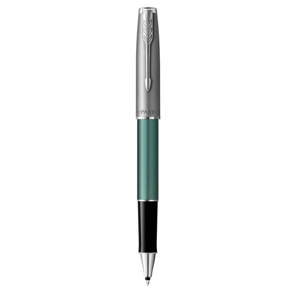 PARKER Sonnet Essentiel Stylo roller  Vert  Recharge noire pointe fine  Coffret cadeau