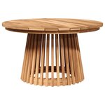 vidaXL Table Basse de Jardin Marron 70 x 70 x 40 cm