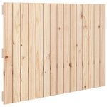 vidaXL Tête de lit murale 95 5x3x60 cm Bois massif de pin