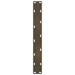vidaXL Pieds de table basse en acier naturel 2 pièces 50 x (42-43) cm Acier