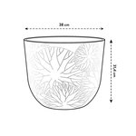 Fuente Lily Rond 38 brun rouillé