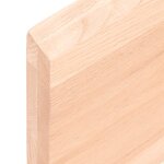 vidaXL Étagère murale 180x50x(2-4) cm bois de chêne massif non traité