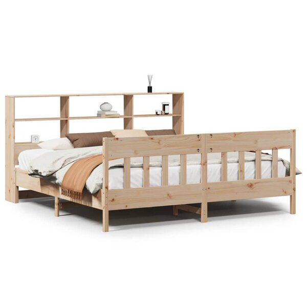 vidaXL Cadre de lit sans matelas 180x200 cm bois massif de pin