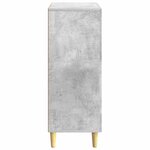 vidaXL Buffet Gris béton 66 x 34 5 x 90 cm Bois d'ingénierie