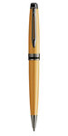 Waterman expert stylo bille  or métallisé  recharge bleue pointe moyenne  coffret cadeau