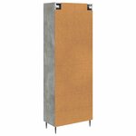 vidaXL Ensemble de Meubles 2 Pièces Gris béton 66 x 34 5 x 89 5 cm