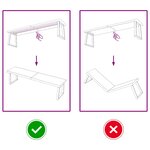 vidaXL Étagère murale marron clair bois chêne massif traité