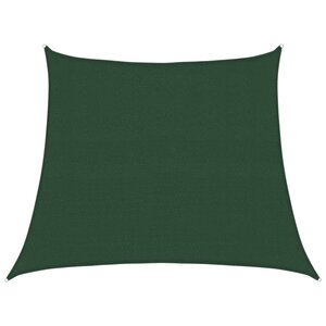 vidaXL Voile d'ombrage 160 g/m² Vert foncé 3/4x3 m PEHD