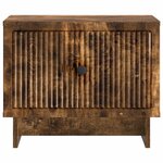 vidaXL Table basse Chêne fumé 49 x 50 x 40 cm Bois d'ingénierie