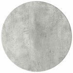 vidaXL Meuble d'appoint Gris Béton Ø40 x 50 cm Bois d’ingénierie