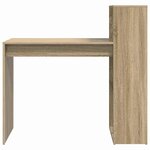vidaXL Bureau Chêne sonoma 108 x 55 x 103 5 cm Bois d'ingénierie