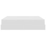 VidaXL Cadre de lit ottoman avec matelas blanc 200x200 cm similicuir