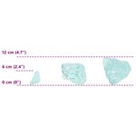 vidaXL Pierres de Jardin Turquoise 12 cm Verre