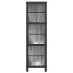 vidaXL Étagère Gris Sonoma 102 x 32 x 104 5 cm Bois d'ingénierie