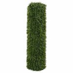 vidaXL Clôture Artificielle Vert clair 1 x 10 m PVC et Acier