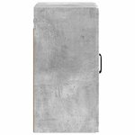 vidaXL Armoire Murale Gris béton 59 x 31 x 60 cm Bois d'ingénierie