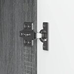 vidaXL Meuble TV 150 x 31 x 50 cm Sonoma gris Bois d'ingénierie