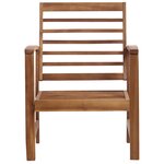 Salon de jardin meuble d'extérieur ensemble de mobilier 4 pièces bois d'acacia solide 02_0016220