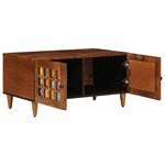 vidaXL Table basse Marron 80 x 50 x 40 cm Bois de mangue massif