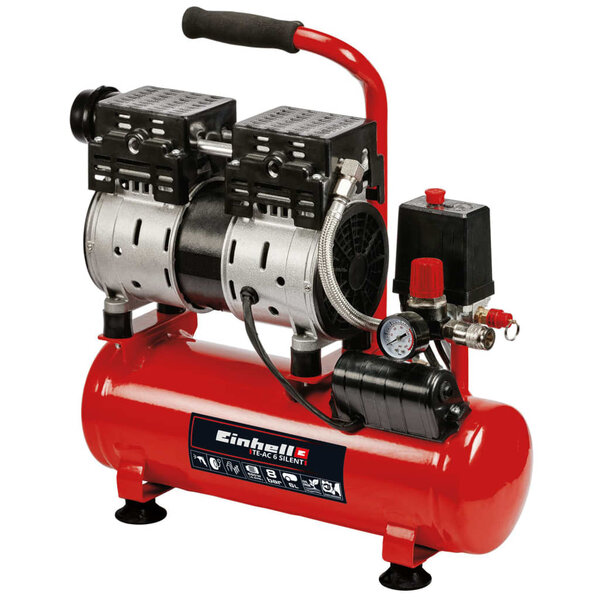 Einhell compresseur à air te-ac 6 silent 550 w