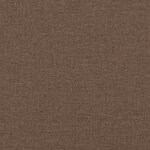 vidaXL Fauteuil inclinable Marron Tissu
