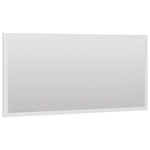 vidaXL Ensemble de meubles salle de bain 2 Pièces blanc bois d'ingénierie