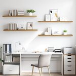 vidaXL Étagère Murale 4 Pièces Marron 120 x 23 5 x 4 cm Bois d'ingénierie