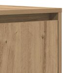 vidaXL Meuble d'appoint Artisan Chêne 120x41x75 cm Bois d'ingénierie