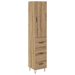 vidaXL Haut Armoire avec tiroir Chêne artisanal 34 5 x 34 x 90 cm