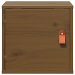 vidaXL Armoires murales 2Pièces Marron miel 31 5x30x30 cm Bois pin massif