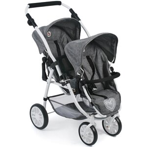 Bayer Chic 2000 689-76 - Le buggy Tandem Vario pour poupées - Coloris 76