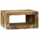 vidaXL Meuble TV avec Rangement 3 Pièces Marron Bois de manguier massif