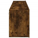 vidaXL Meubles TV muraux 2 Pièces chêne fumé 80x30x41 cm