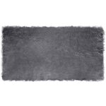 vidaXL Tapis en fausse Tafalla Anthracite 60 x 110 cm Polyester
