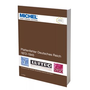 Catalogue de cotation Michel Erreurs de gravures  timbres Deutsche Reich 1872-1945.