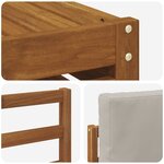 vidaXL Ensemble de canapés d'extérieur 7 pc Gris Naturel et Clair