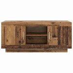 vidaXL Meuble TV Bois Ancien 102 x 35 x 45 cm Bois d'ingénierie