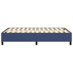 vidaXL Cadre de lit Bleu 120 x 200 cm Tissu
