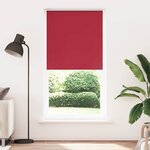 vidaXL Store enrouleur occultant rouge largeur du tissu 85 7 cm