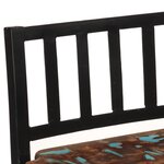 vidaXL Chaises de bar lot de 2 bois de récupération massif