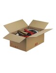 (lot  15 caisses) caisse carton palettisable a  norme lne 4c + e 600 x 400 x 300 mm