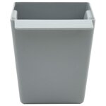 vidaXL Caisses à fleurs pour palettes Euro 24 Pièces Gris clair
