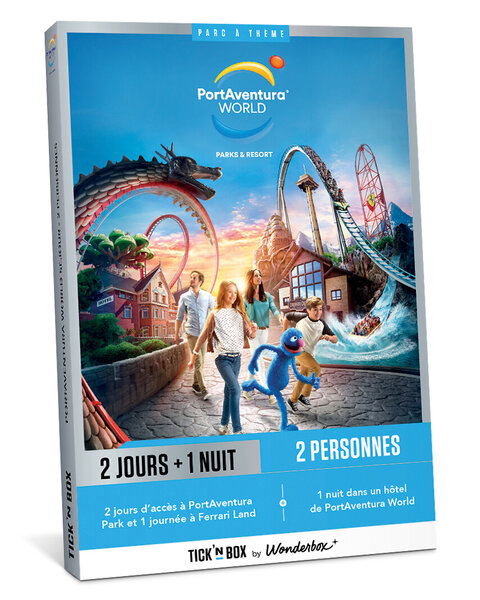 Coffret cadeau - TICKETBOX - PortAventura - Séjour en Duo