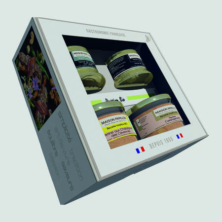 Assortiment de terrines avec coffret bio livré à domicile - smartbox - coffret cadeau gastronomie